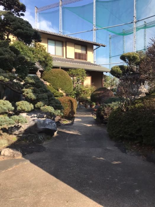 個人のお宅のお庭の施工事例